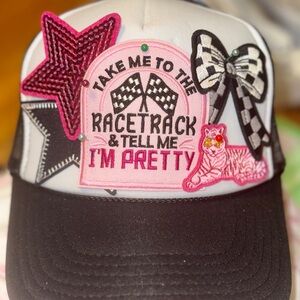 Take Me To The Racetrack Trucker Hat